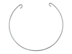 Sterling Silver Interchangeable Bangle Bracelet Component 7"/17.5cm