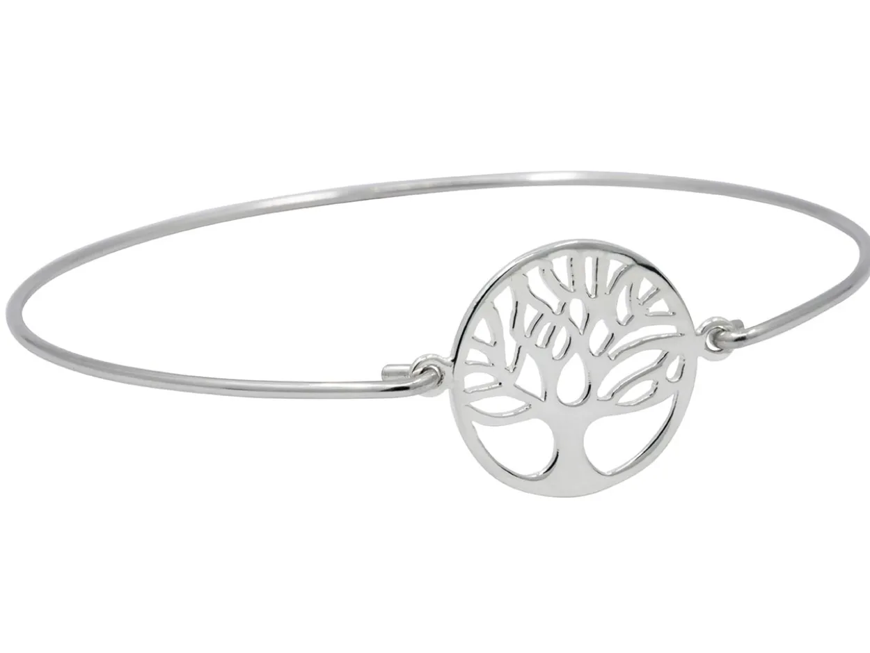Sterling Silver Interchangeable Bangle Bracelet Component 7"/17.5cm
