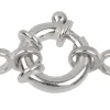 Sterling Silver Jumbo Bolt Ring 13mm, 2 Figure Of 8 Jump Rings