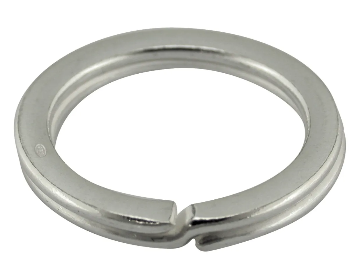 Sterling Silver Key Ring 27mm Split Ring, 3678