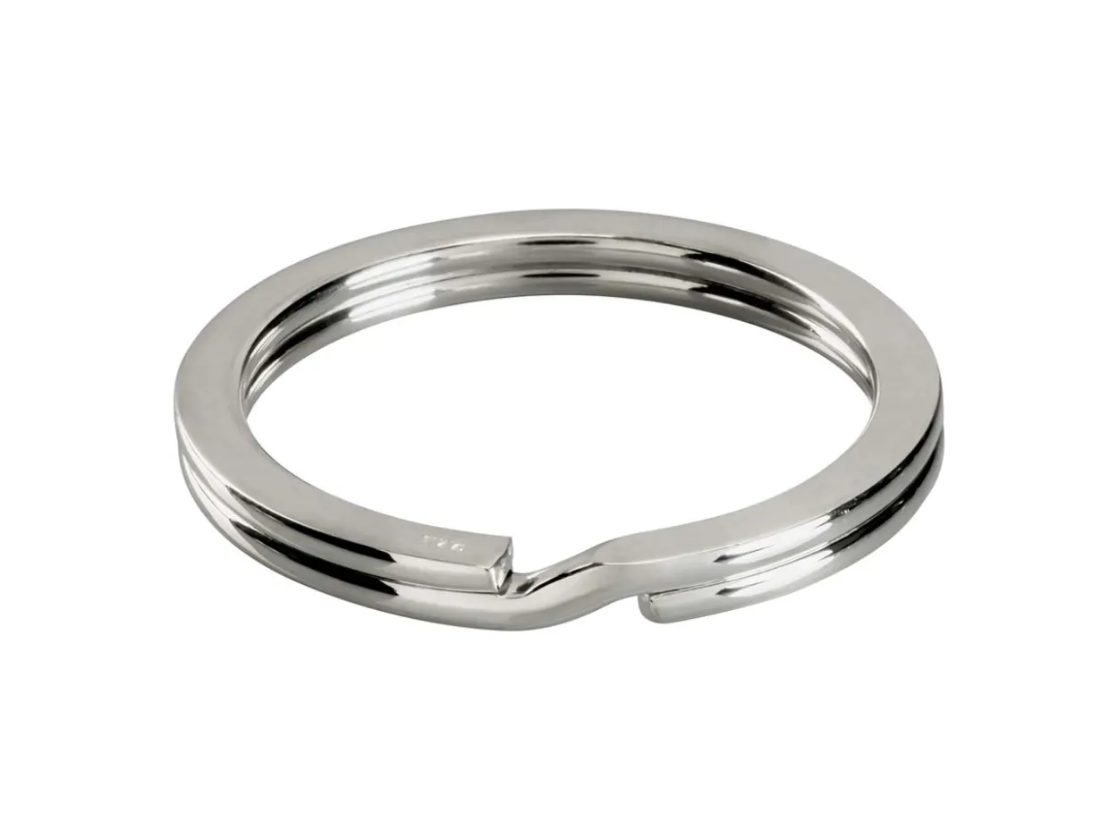 Sterling Silver Key Ring 32mm Split Ring, 3679