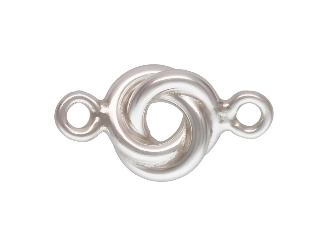 Sterling Silver Knot Connector 5mm