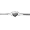 Sterling Silver Ladies Ring L70 2.00mm Hallmarked Fully Annealed Heart Signet 9mm X 9mm, 100% Recycled Silver