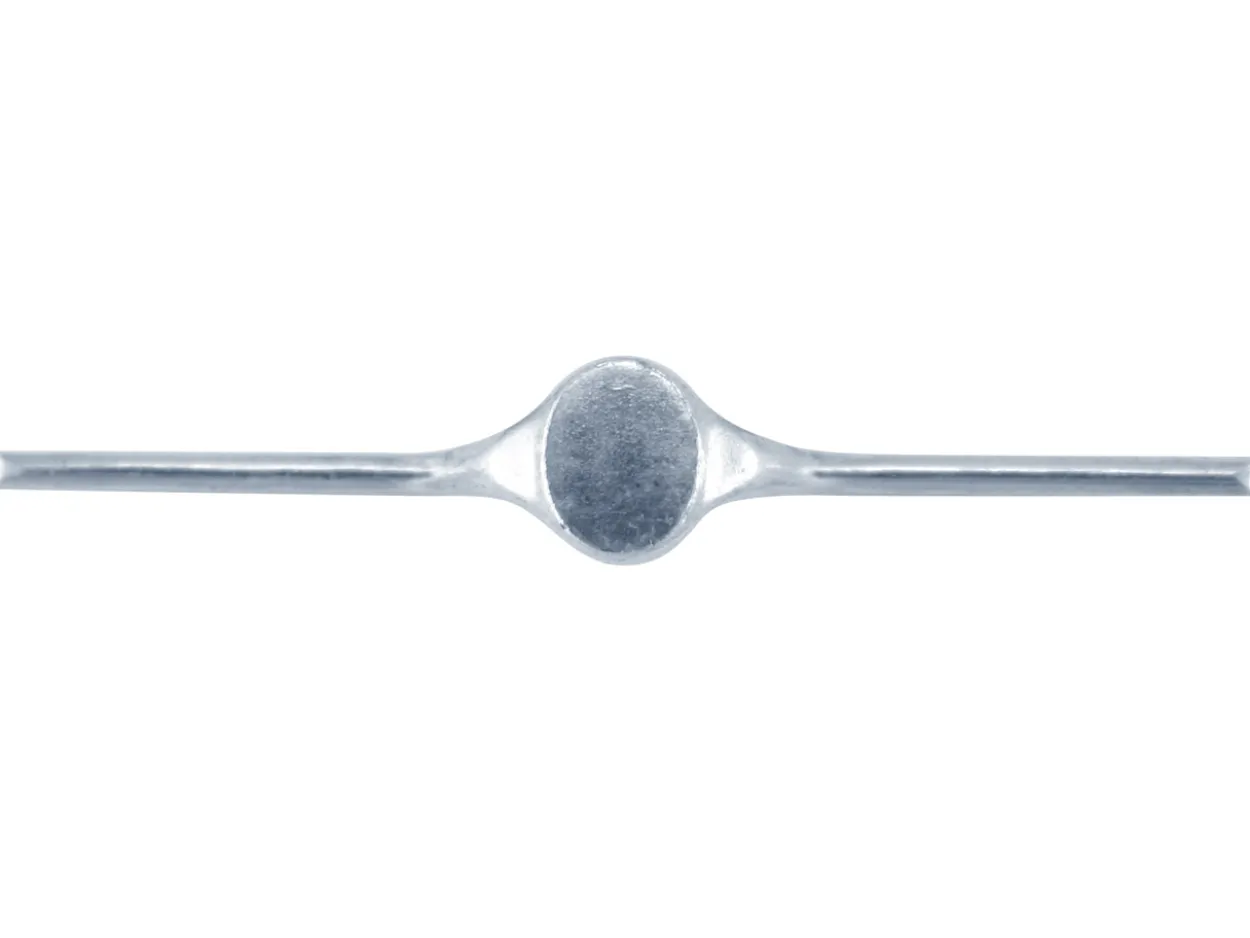 Sterling Silver Ladies Ring L105 1.85mm Fully Annealed Oval Signet 9.6mm X 7.1mm, 100% Recycled Silver