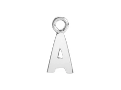 Sterling Silver Letter A Initial Charm