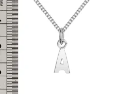 Sterling Silver Letter A Initial Charm