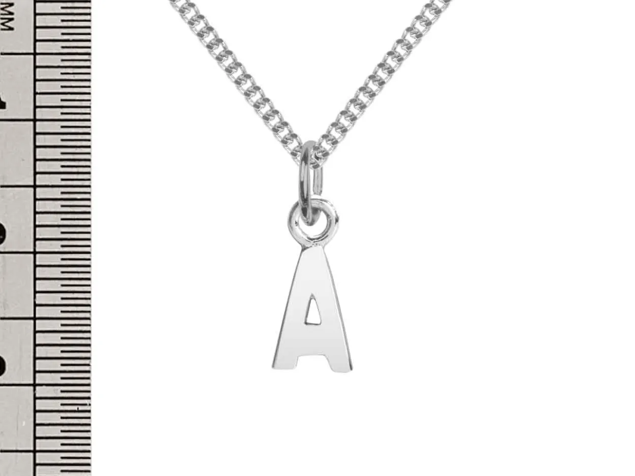 Sterling Silver Letter A Initial Charm