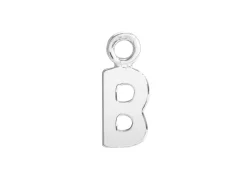Sterling Silver Letter B Initial Charm