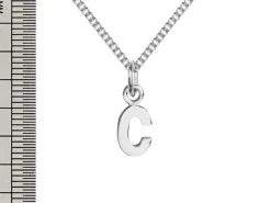 Sterling Silver Letter C Initial Charm