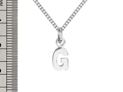 Sterling Silver Letter G Initial Charm