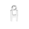 Sterling Silver Letter H Initial Charm