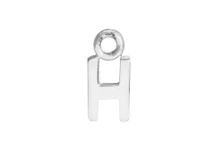 Sterling Silver Letter H Initial Charm