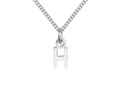 Sterling Silver Letter H Initial Charm