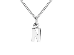 Sterling Silver Letter N Initial Charm