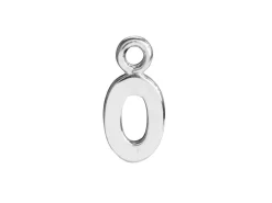 Sterling Silver Letter O Initial Charm