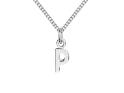 Sterling Silver Letter P Initial Charm