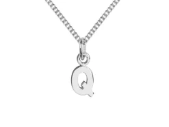 Sterling Silver Letter Q Initial Charm
