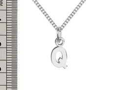Sterling Silver Letter Q Initial Charm