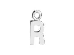 Sterling Silver Letter R Initial Charm
