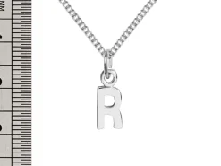 Sterling Silver Letter R Initial Charm