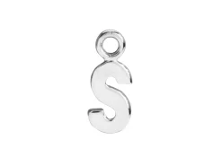 Sterling Silver Letter S Initial Charm