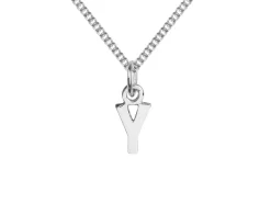 Sterling Silver Letter Y Initial Charm