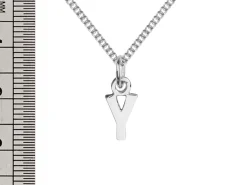 Sterling Silver Letter Y Initial Charm
