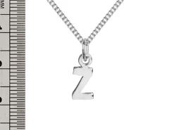 Sterling Silver Letter Z Initial Charm