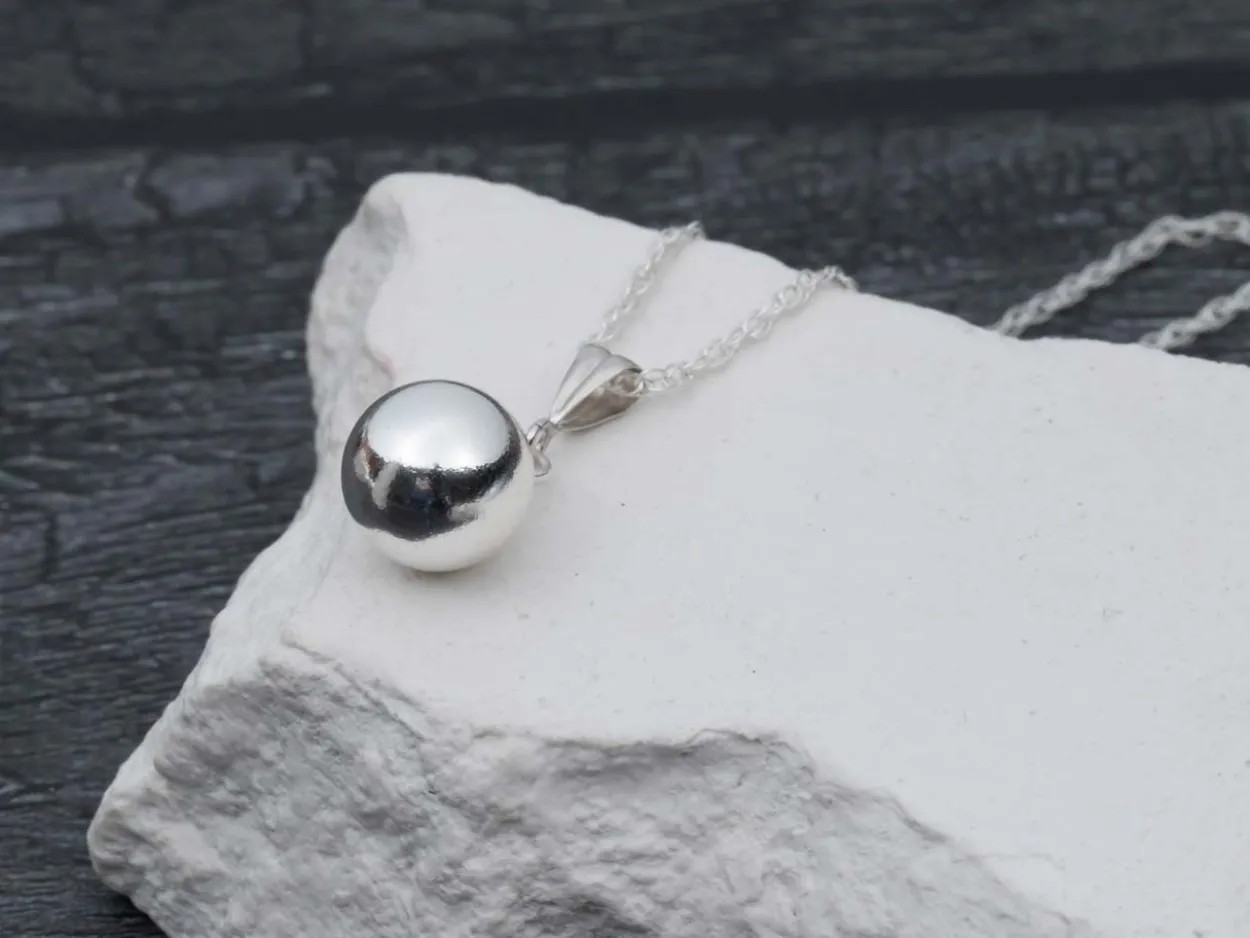 Sterling Silver Lightweight 1 Hole Bead With Cup 6mm Pack of 5