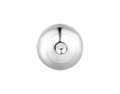 Sterling Silver Lightweight 1 Hole Bead With Cup 10mm Pack of 5