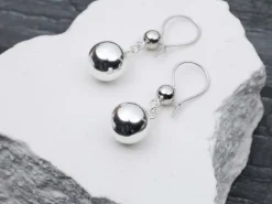 Sterling Silver Lightweight 1 Hole Bead With Cup 4mm Pack of 5