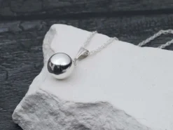 Sterling Silver Lightweight 1 Hole Bead With Cup 4mm Pack of 5