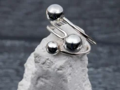 Sterling Silver Lightweight 1 Hole Bead With Cup 4mm Pack of 5