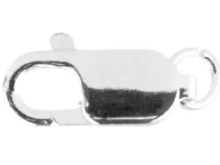 Sterling Silver Lobster Oval 15mm With Jump Ring
