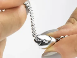 Sterling Silver Magnetic Clasp Oval 10x5mm