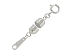 Sterling Silver Magnetic Clasp Large With Bolt Ring 8mm