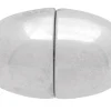 Sterling Silver Magnetic Clasp 7mm X 10mm Barrel Shape
