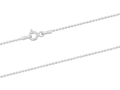 Sterling Silver 1.2mm Ball Chain 16"/40cm Unhallmarked 100% Recycled Silver