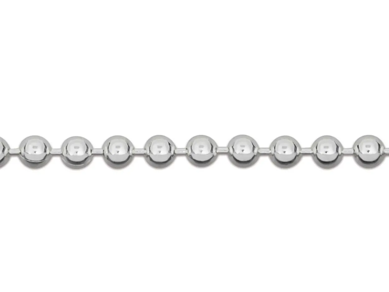 Sterling Silver 2.0mm Ball Chain 18"/45cm Unhallmarked 100% Recycled Silver