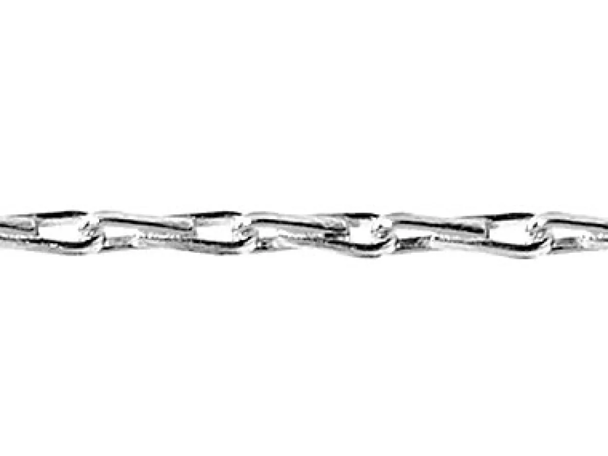 Sterling Silver 1.5mm Barleycorn Chain Loose Unhallmarked 100% Recycled Silver