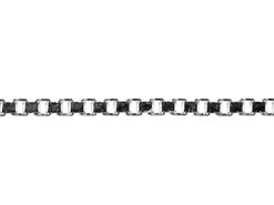 Sterling Silver 1.0mm Box Chain Loose Unhallmarked