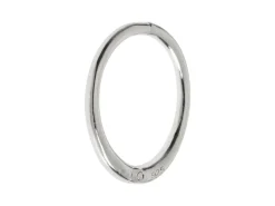 Sterling Silver 12mm Click Lock Hoops, Pack Of 2