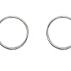 Sterling Silver 16.0mm Click Lock Hoops, Pack Of 2