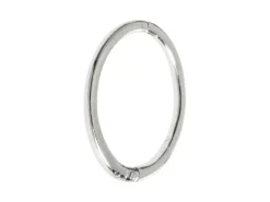 Sterling Silver 14mm Click Lock Hoops, Pack Of 2