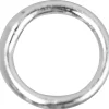 Sterling Silver 6.0mm Closed Jump Rings, Pack of 10, 0.9mm Gauge Round Wire