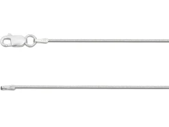 Sterling Silver 1.0mm Compact Snake Chain 28"/71cm Unhallmarked 100% Recycled Silver