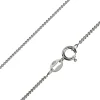Sterling Silver 1.5mm Curb Chain 28"/71cm Unhallmarked 100% Recycled Silver