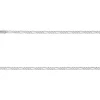 Sterling Silver 1.3mm Diamond Cut Figaro Chain 18"/45cm Unhallmarked 100% Recycled Silver