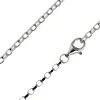 Sterling Silver 2.2mm Diamond Cut Oval Belcher Chain 20"/50cm Unhallmarked 100% Recycled Silver