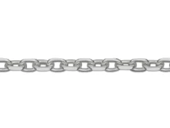 Sterling Silver 1.9mm Diamond Cut Oval Belcher Chain 18